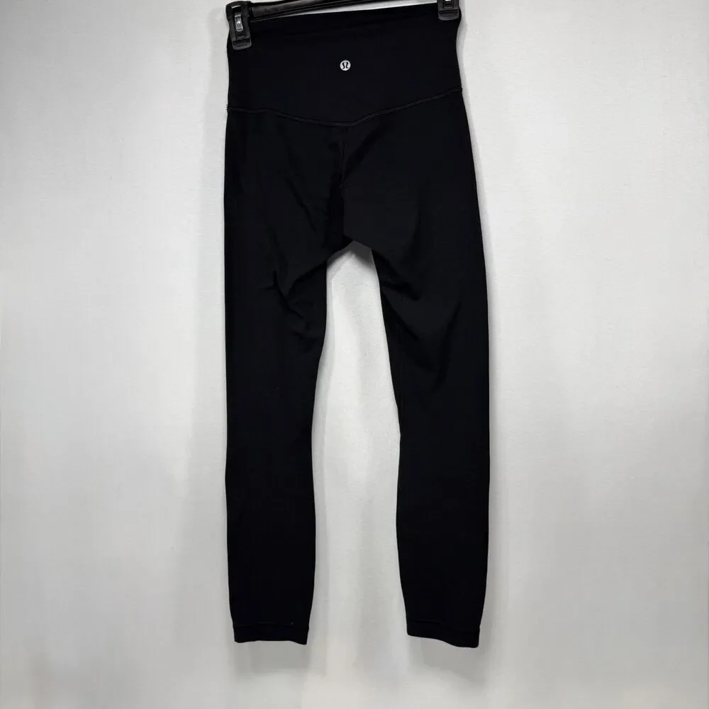 High-Rise lululemon Black Luxtreme 7/8 Wunder Under Tight Size 4